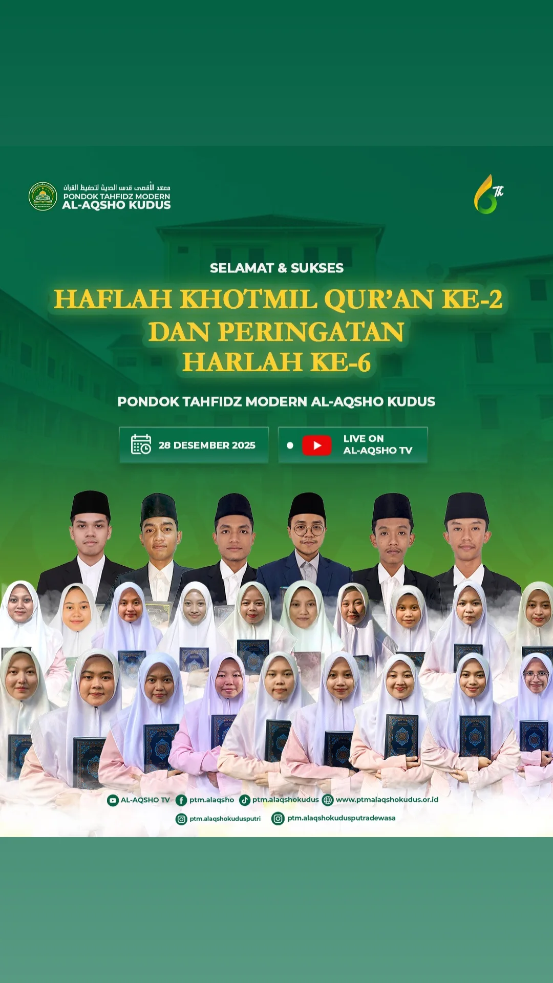 Khitmil Quran ke 2 pondok tahfidz modern al aqsho kudus