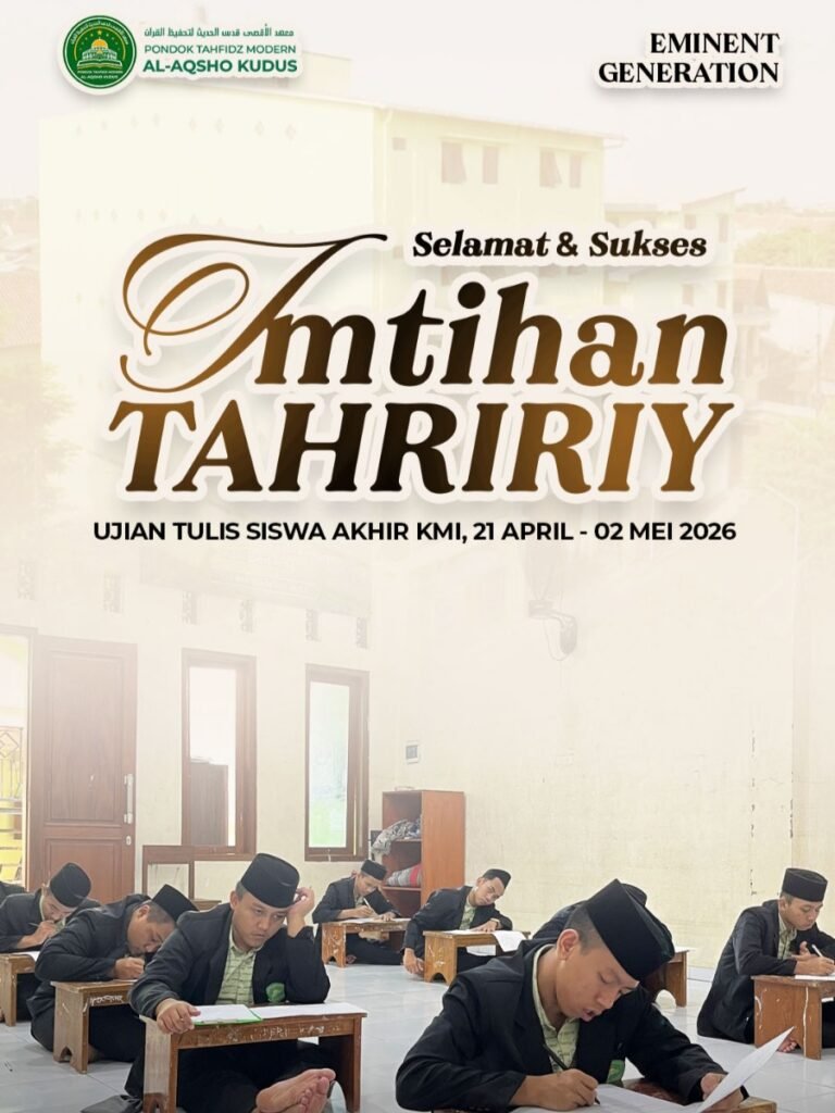 Imtihan Tahriry Pondok Al Aqsho Kudus