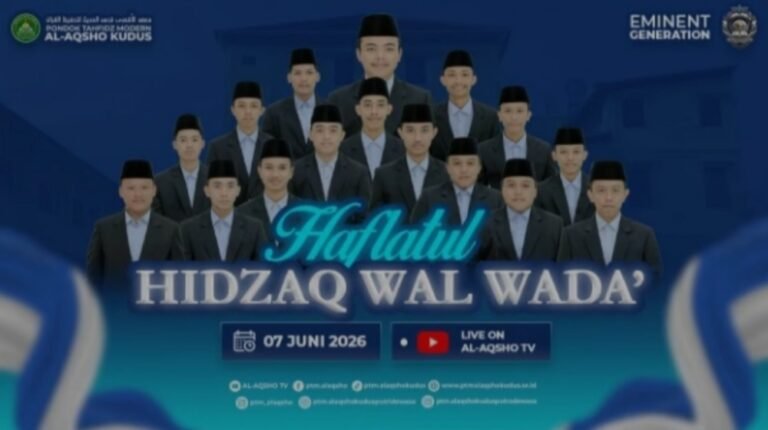 Haflatul Hidzaq Wal Wada Angkatan Pertama PTM Al-Aqsho Kudus