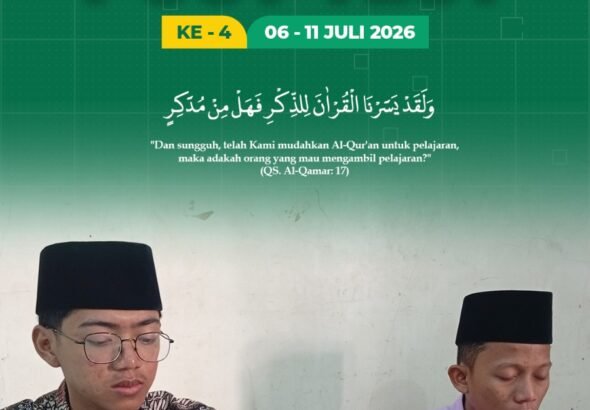 Post Test Ke-4 Ujian Akhir Semester Genap Pondok Tahfidz Modern Al-Aqsho Kudus diikuti 47 santri pada 6–11 Juli 2026.