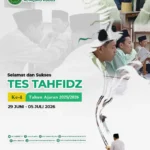 Tes Tahfidz Ke-4 Pondok Tahfidz Modern Al-Aqsho Kudus Tahun Ajaran 2025/2026 yang berlangsung pada 29 Juni–5 Juli 2026.